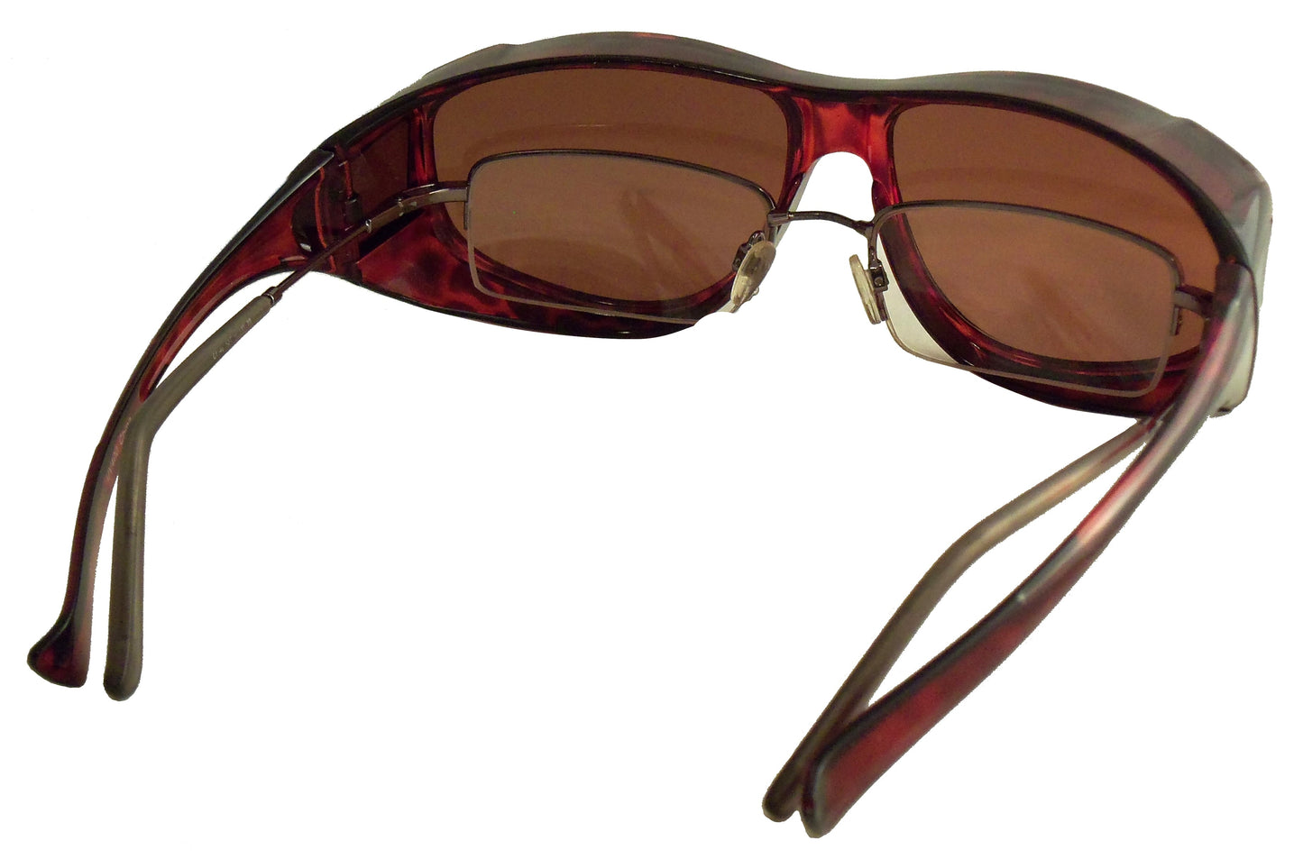 Fit Over Sunglasses with Blue Blocker HD Driving Lens - Wear Over Prescription Glasses for Men or Women - Ideal Eyewear