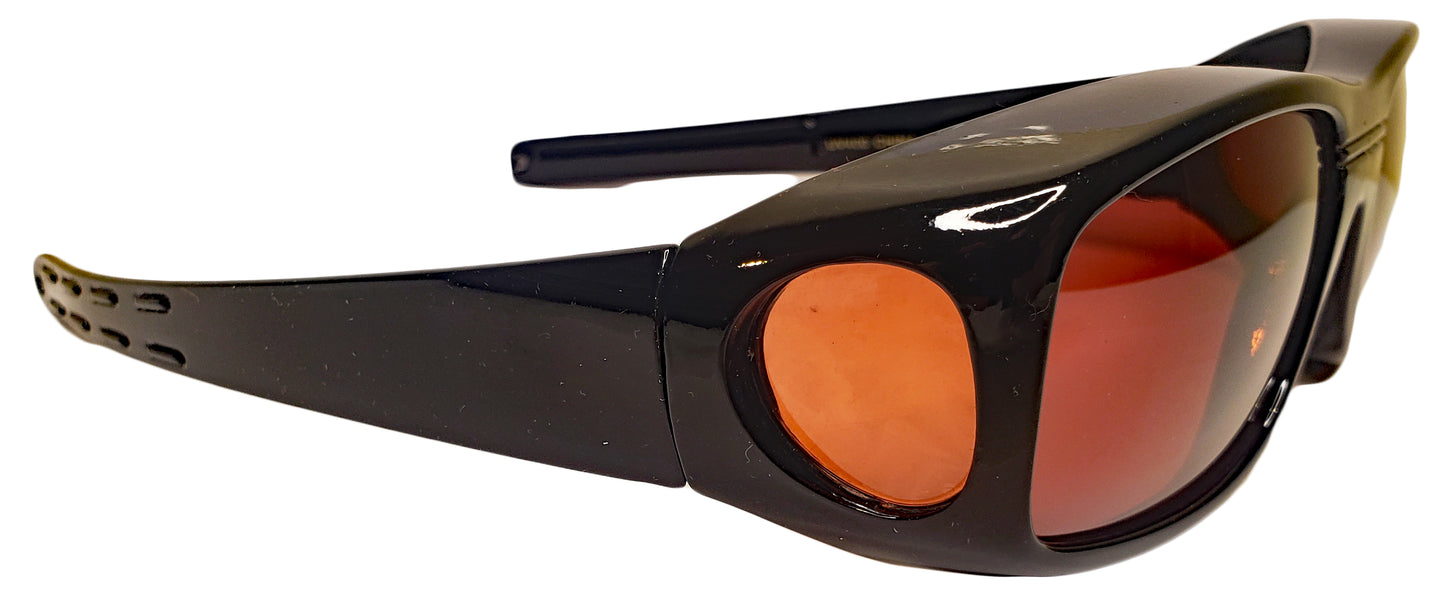 Blue Blocking HD Fit Over Sunglasses with Spring Hinges