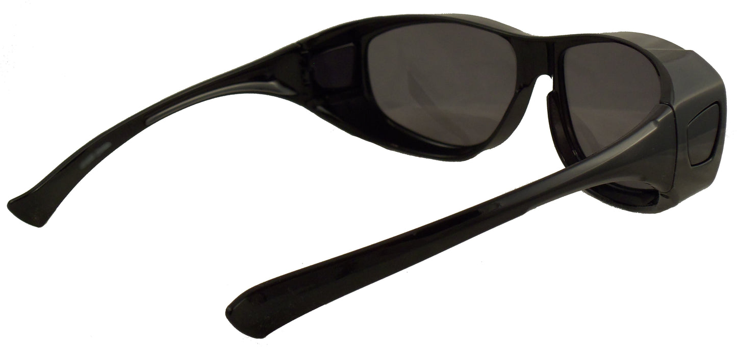 Fit Over Sunglasses with Polarized Lenses - Wear Over Prescription Glasses for Men or Women - Ideal Eyewear