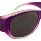 Womens Ombre Fit Over Sunglasses - Wear Over Prescription Glasses - Polarized Lenses - Ideal Eyewear