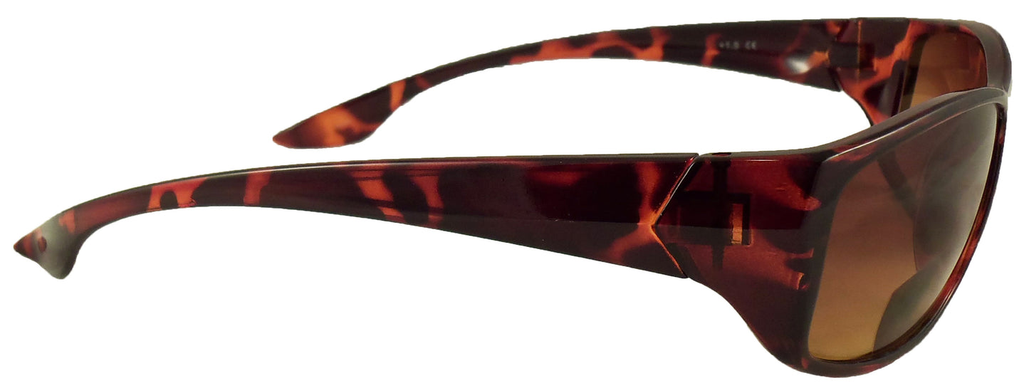 Bifocal Sunglasses - Low Profile Sun Readers - Antiglare Reading Glasses - Gradient UV400 Lens - Ideal Eyewear