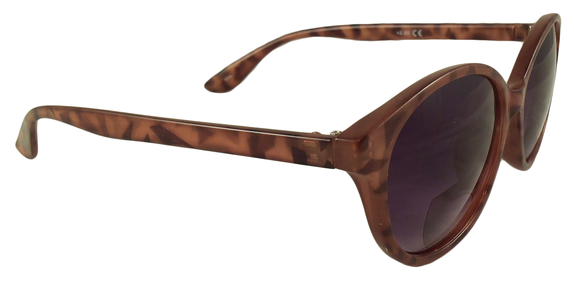 Womens Bifocal Sunglasses - Low Profile Sun Readers - Antiglare Reading Glasses - Gradient UV400 Lens - Cat Eye - Ideal Eyewear