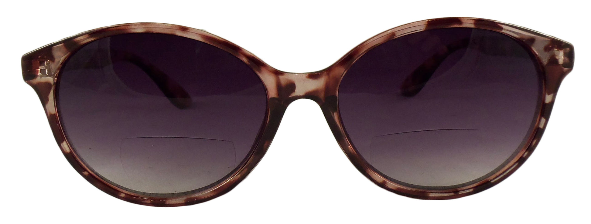 Womens Bifocal Sunglasses - Low Profile Sun Readers - Antiglare Reading Glasses - Gradient UV400 Lens - Cat Eye - Ideal Eyewear