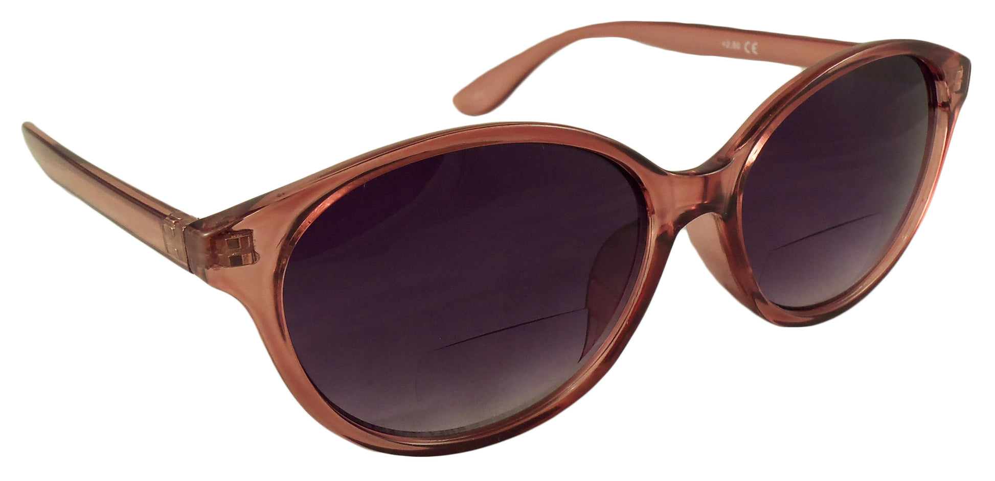 Womens Bifocal Sunglasses - Low Profile Sun Readers - Antiglare Reading Glasses - Gradient UV400 Lens - Cat Eye - Ideal Eyewear