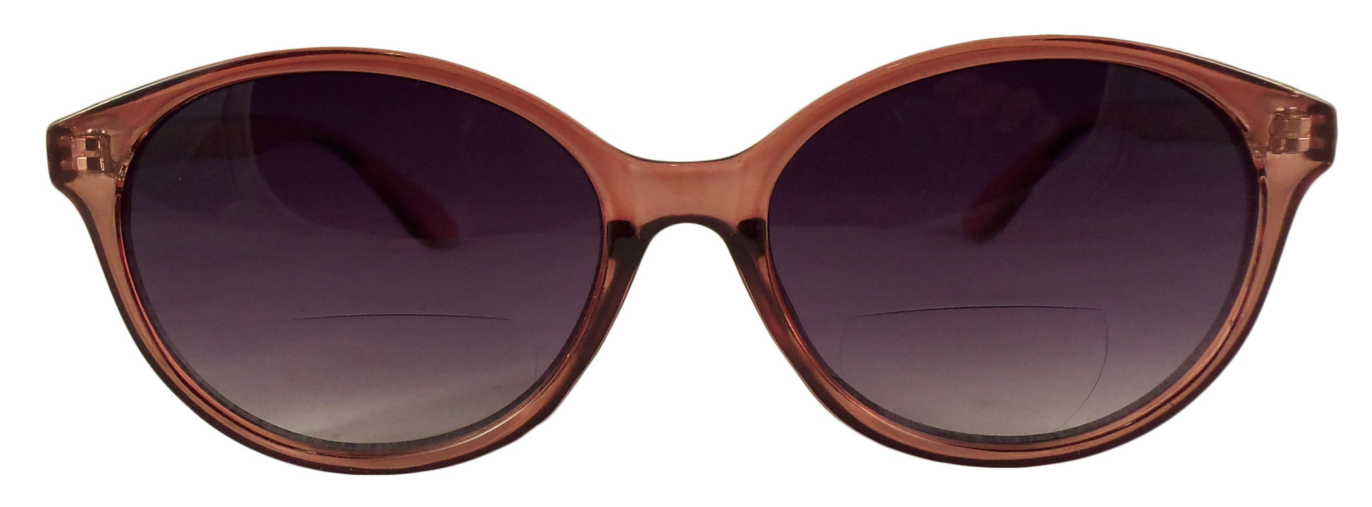 Womens Bifocal Sunglasses - Low Profile Sun Readers - Antiglare Reading Glasses - Gradient UV400 Lens - Cat Eye - Ideal Eyewear