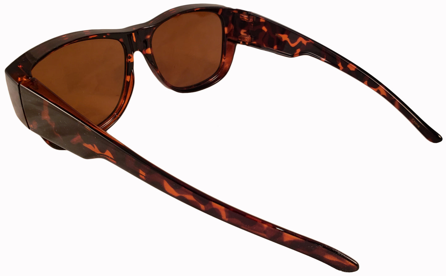 Womens Fit Over Sunglasses in Tortoise Colors - Wear Over Glasses - Polarized