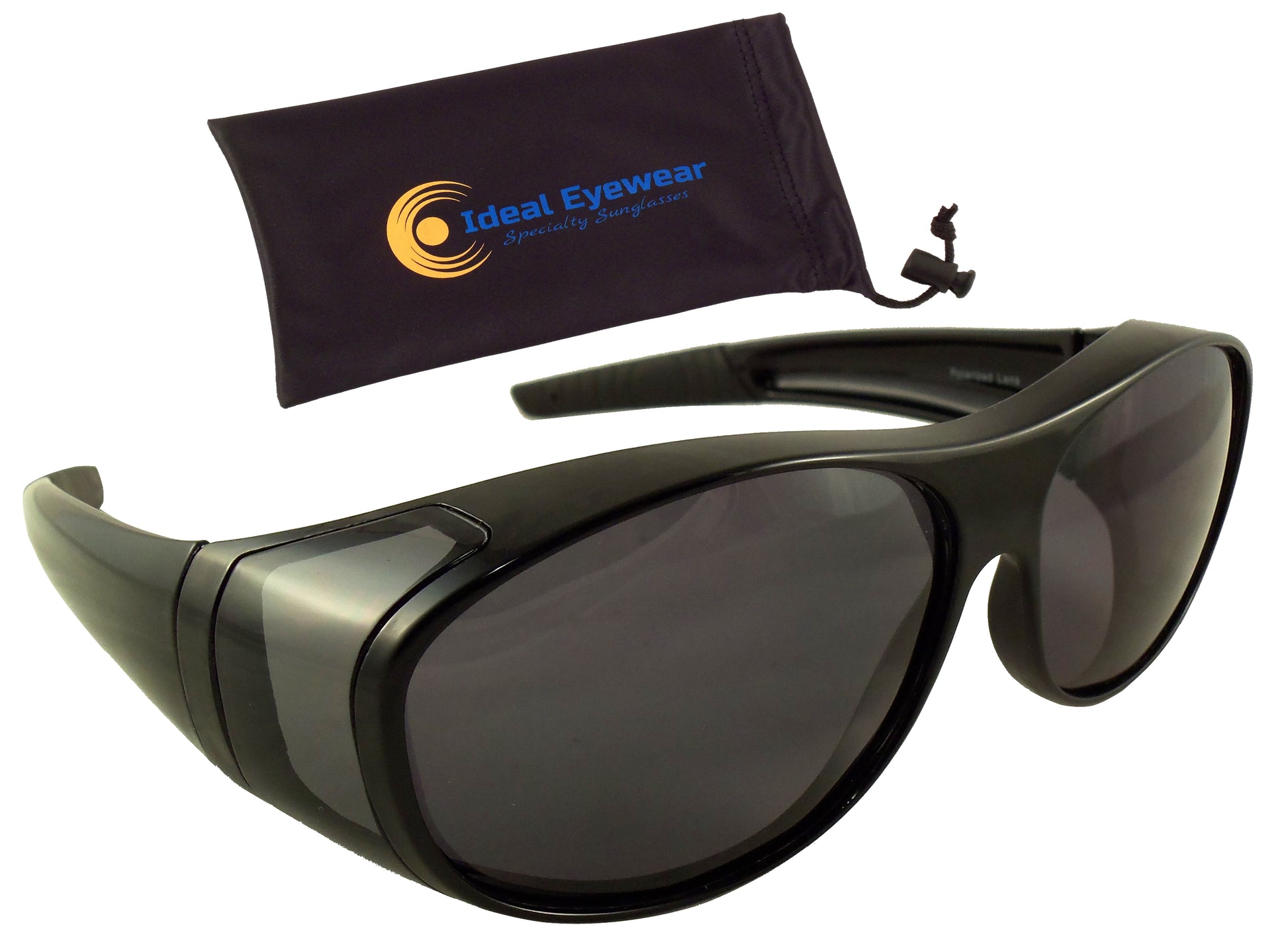 Fit Over Sunglasses with Polarized Lenses - Wear Over Prescription Glasses for Men or Women - Ideal Eyewear