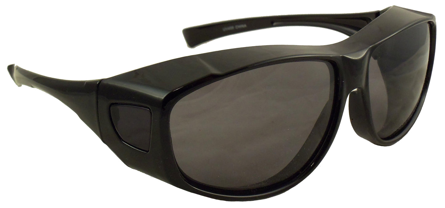 Fit Over Sunglasses with Polarized Lenses - Wear Over Prescription Glasses for Men or Women - Ideal Eyewear