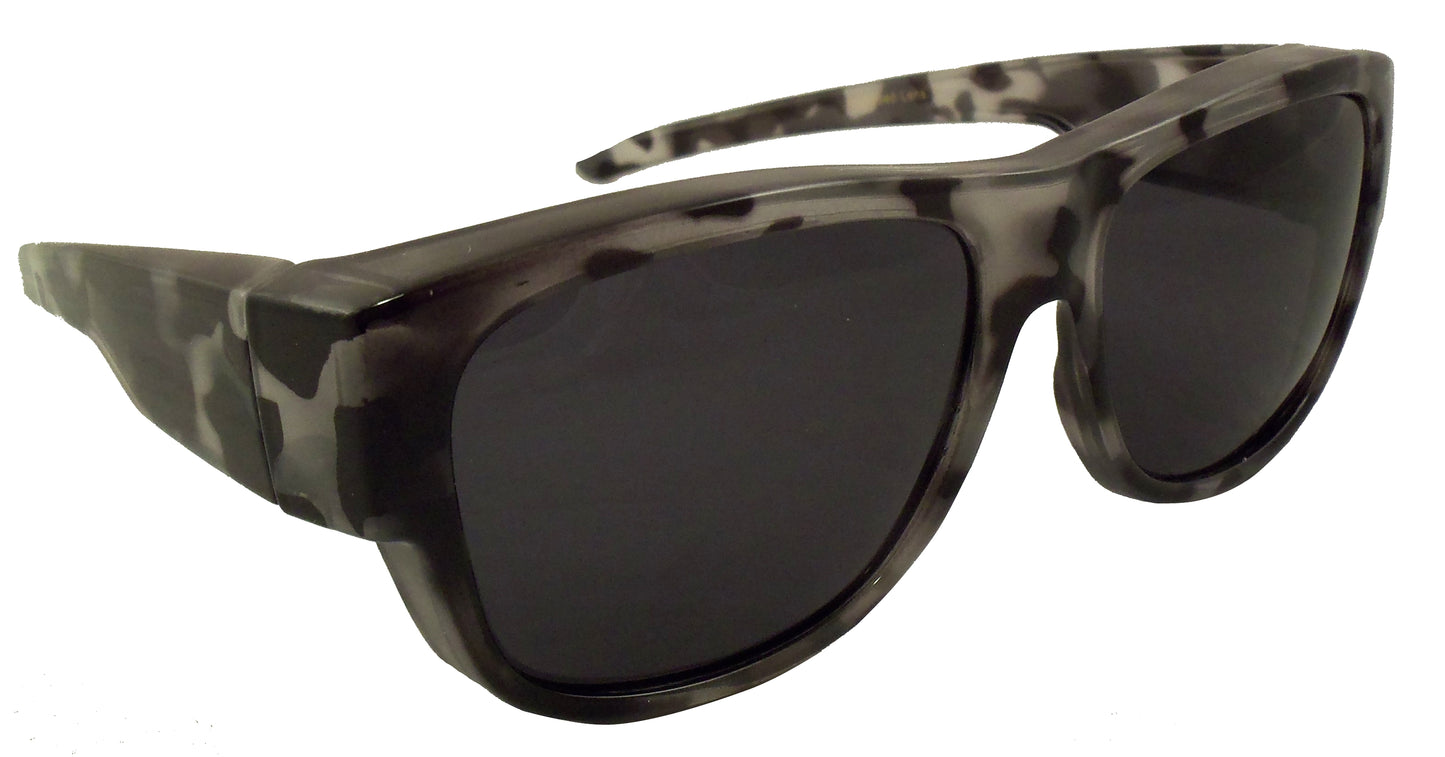 Womens Fit Over Sunglasses in Tortoise Colors - Wear Over Prescription Glasses - Polarized - Ideal Eyewear