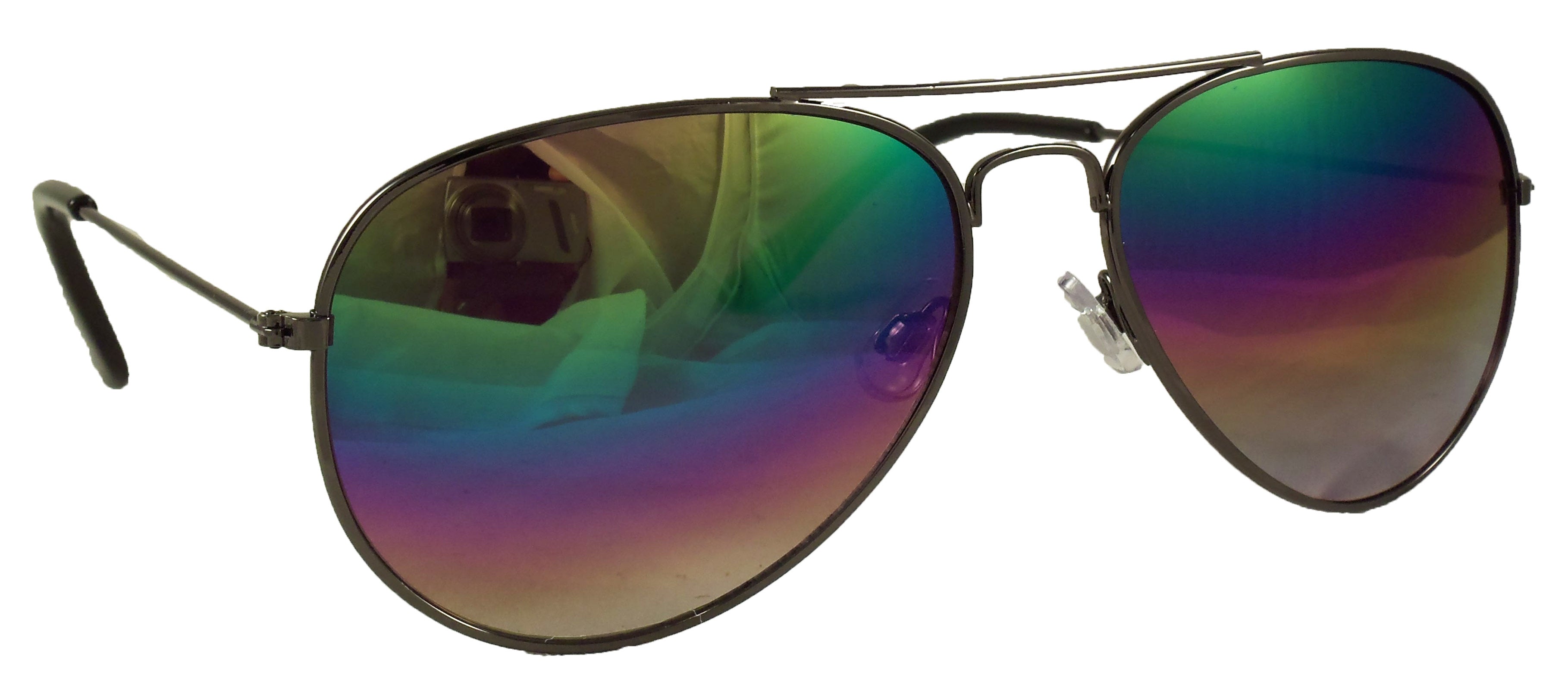 Reflective aviator glasses online