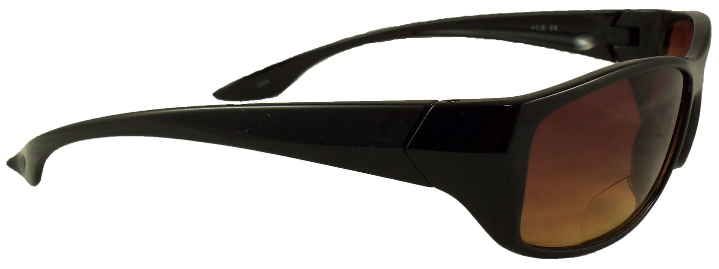 Bifocal Sunglasses - Low Profile Sun Readers - Antiglare Reading Glasses - Gradient UV400 Lens - Ideal Eyewear