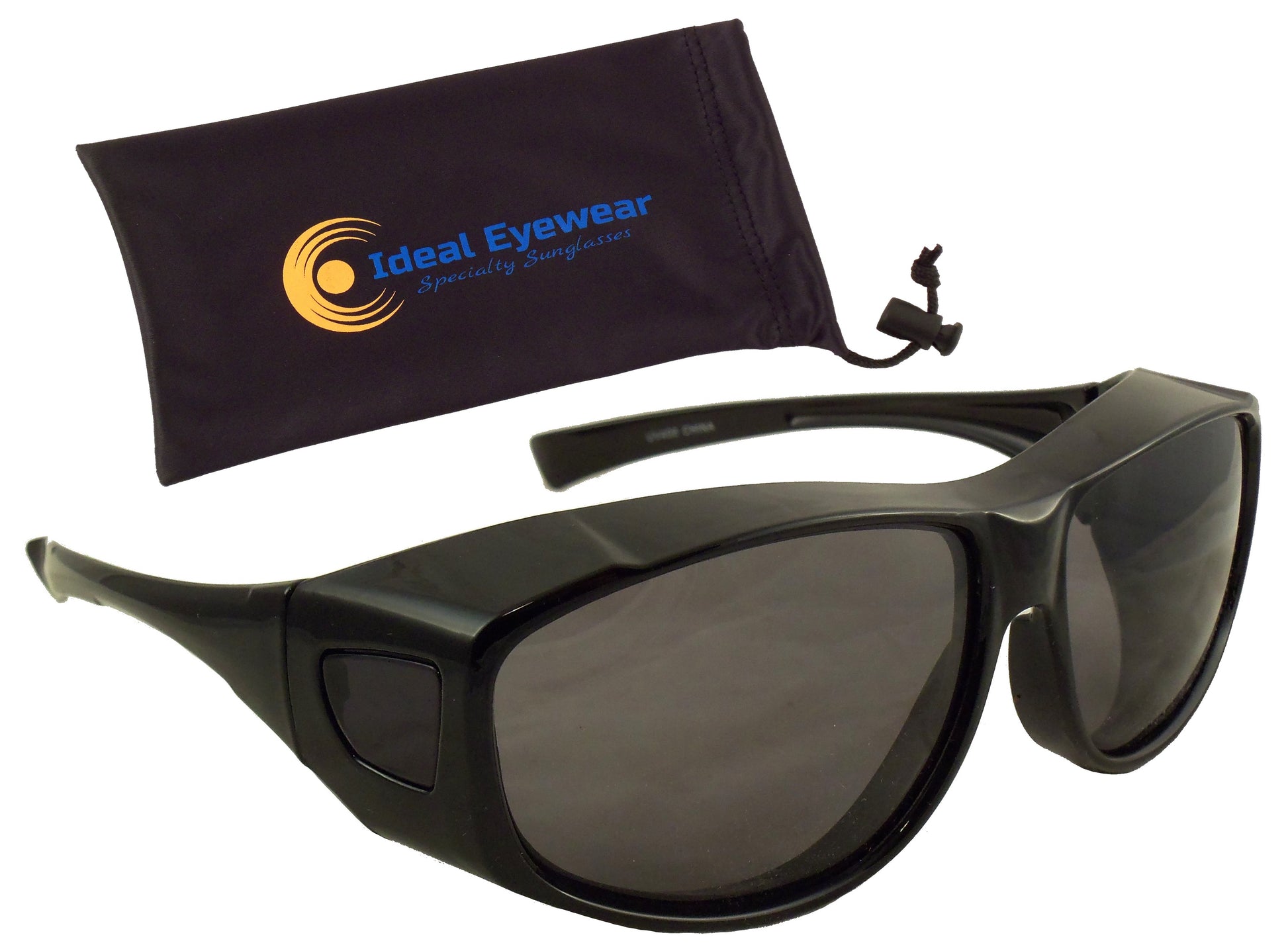 Fit Over Sunglasses with Polarized Lenses - Wear Over Prescription Glasses for Men or Women - Ideal Eyewear