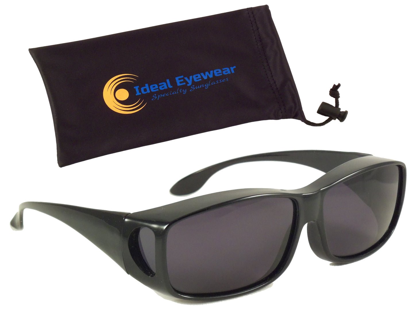 Fit Over Sunglasses with Polarized Lenses - Wear Over Prescription Glasses for Men or Women - Ideal Eyewear